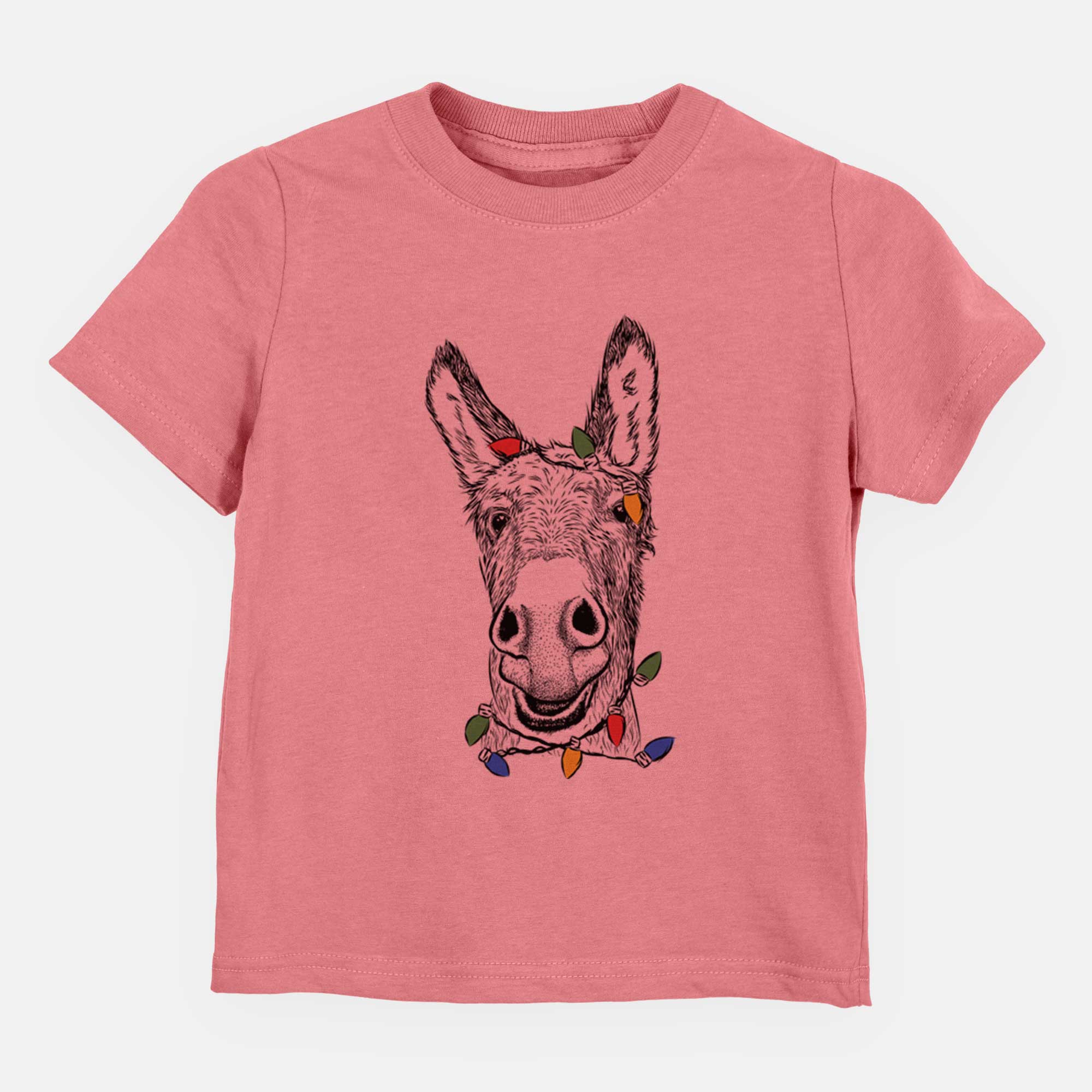 Christmas Lights Samule the Donkey - Kids/Youth/Toddler Shirt