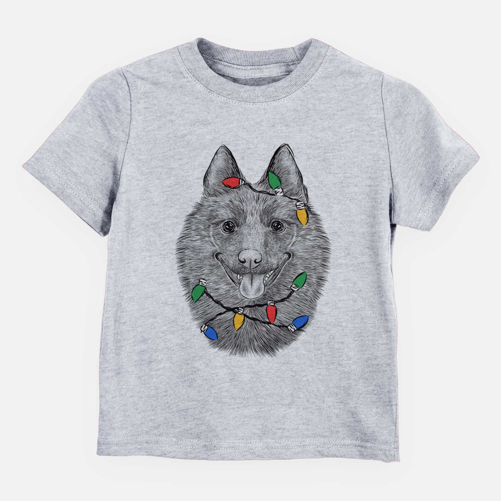 Christmas Lights Sander the Schipperke - Kids/Youth/Toddler Shirt