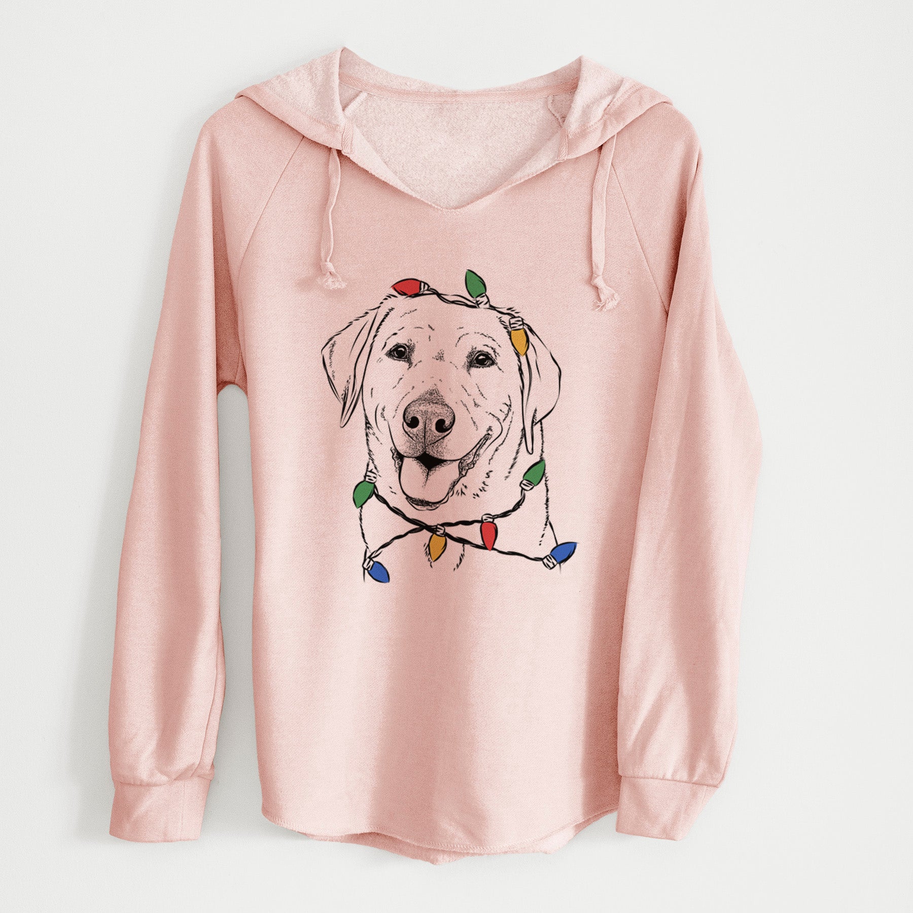 Christmas Lights Sanford the Labrador Retriever - Cali Wave Hooded Sweatshirt