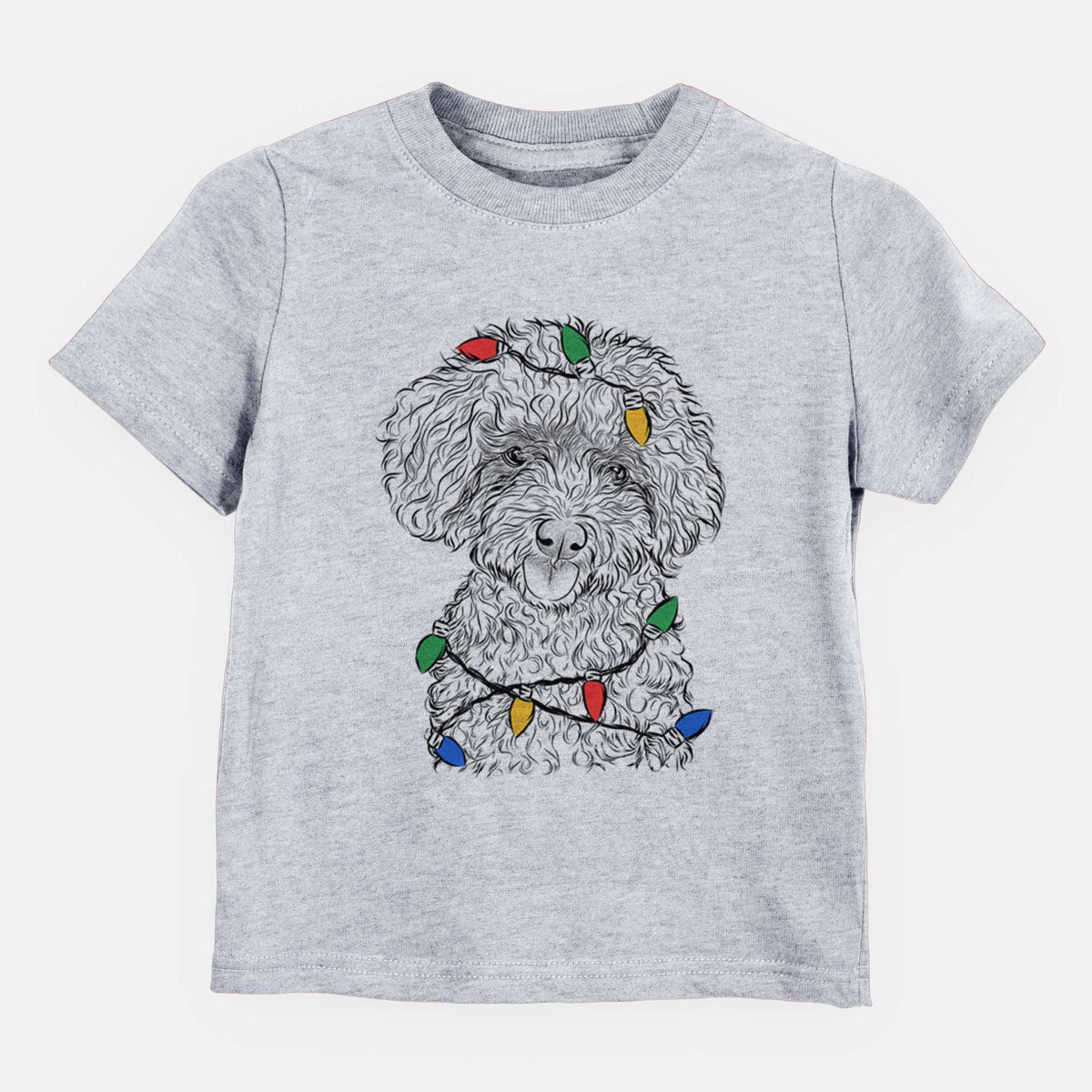 Christmas Lights Satsu the Micro Teacup Poodle - Kids/Youth/Toddler Shirt