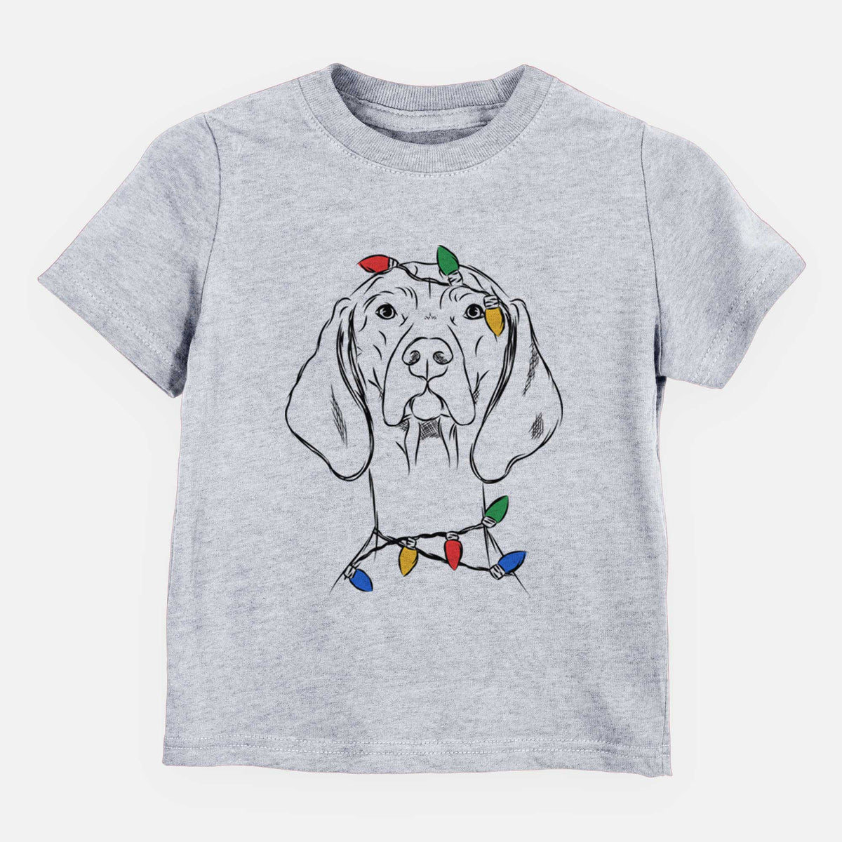 Christmas Lights Sawyer the Vizsla - Kids/Youth/Toddler Shirt
