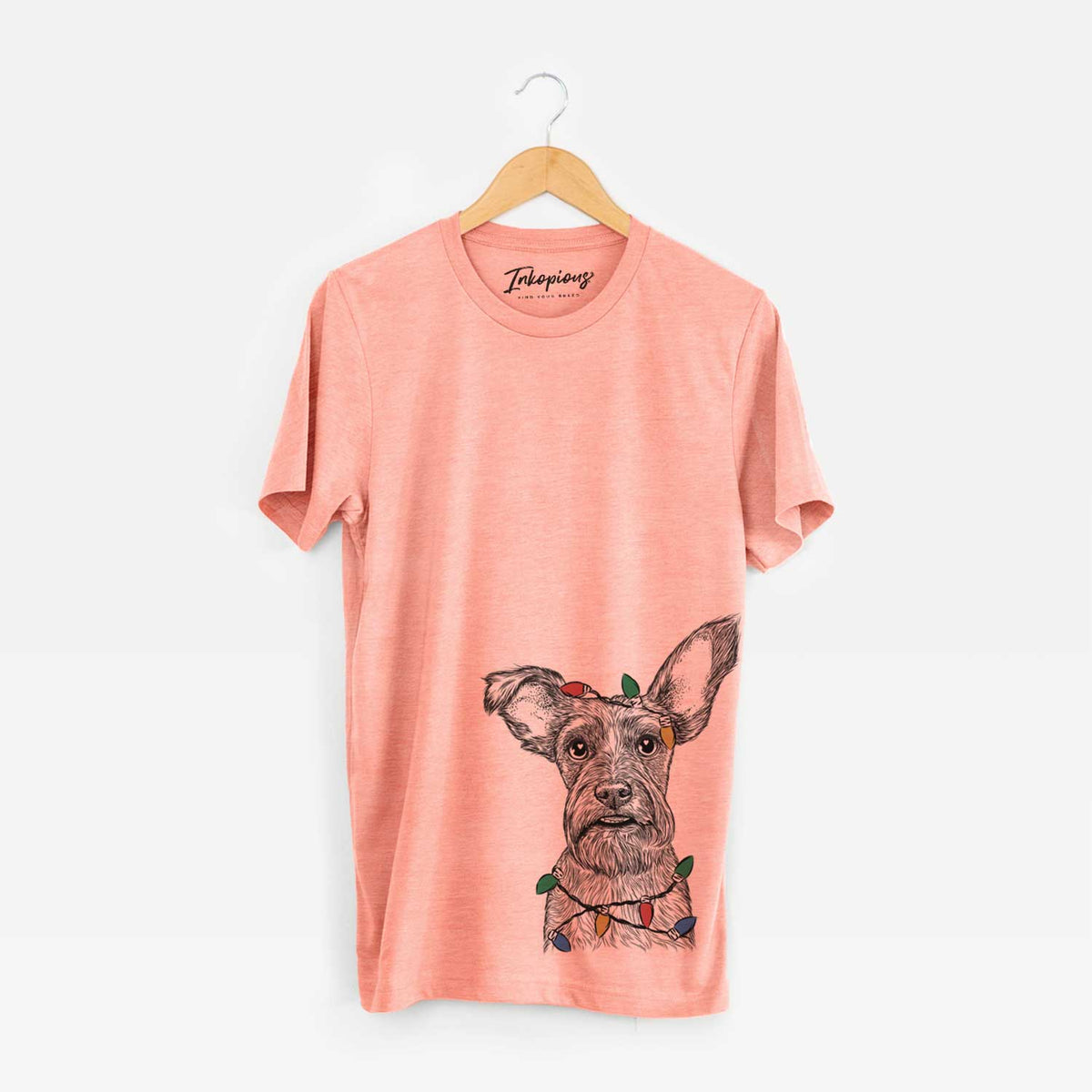 Christmas Lights Sawyer the Snorkie - Unisex Crewneck