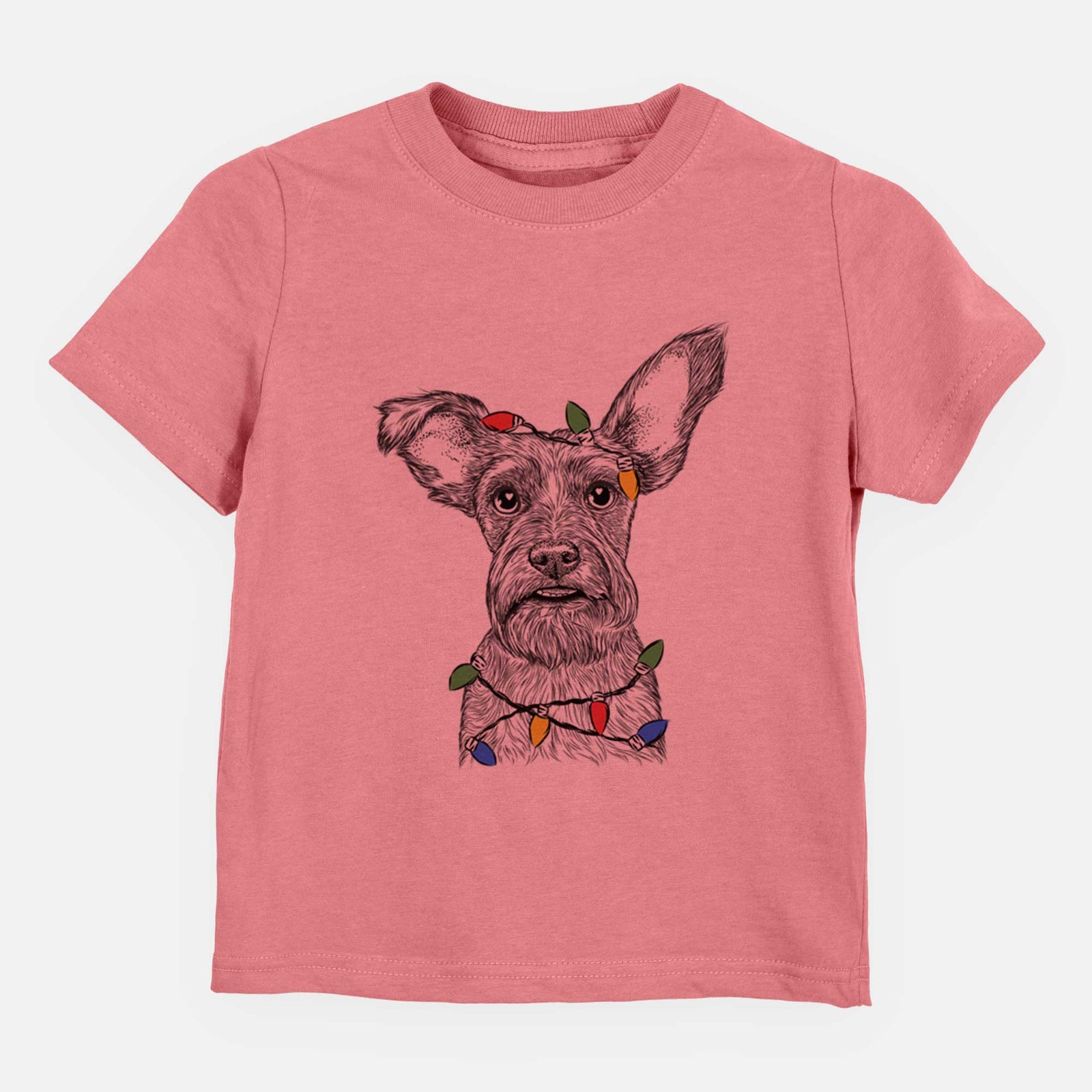 Christmas Lights Sawyer the Snorkie - Kids/Youth/Toddler Shirt