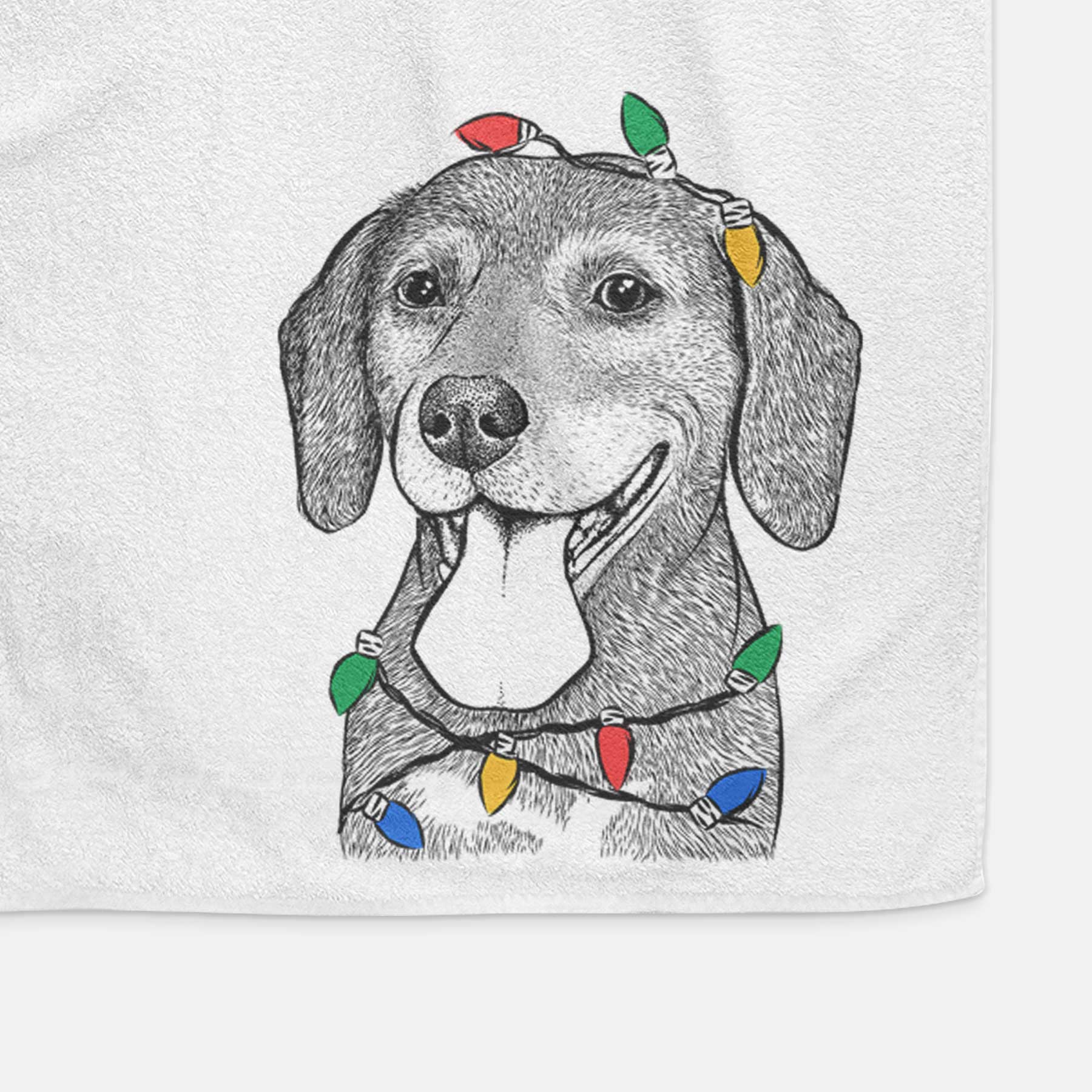 Scarlett the Beagle Decorative Hand Towel