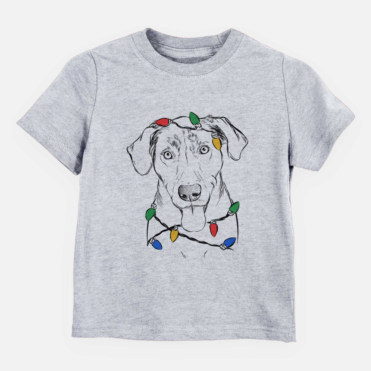 Christmas Lights Scout Marie the Chocolate Lab - Kids/Youth/Toddler Shirt