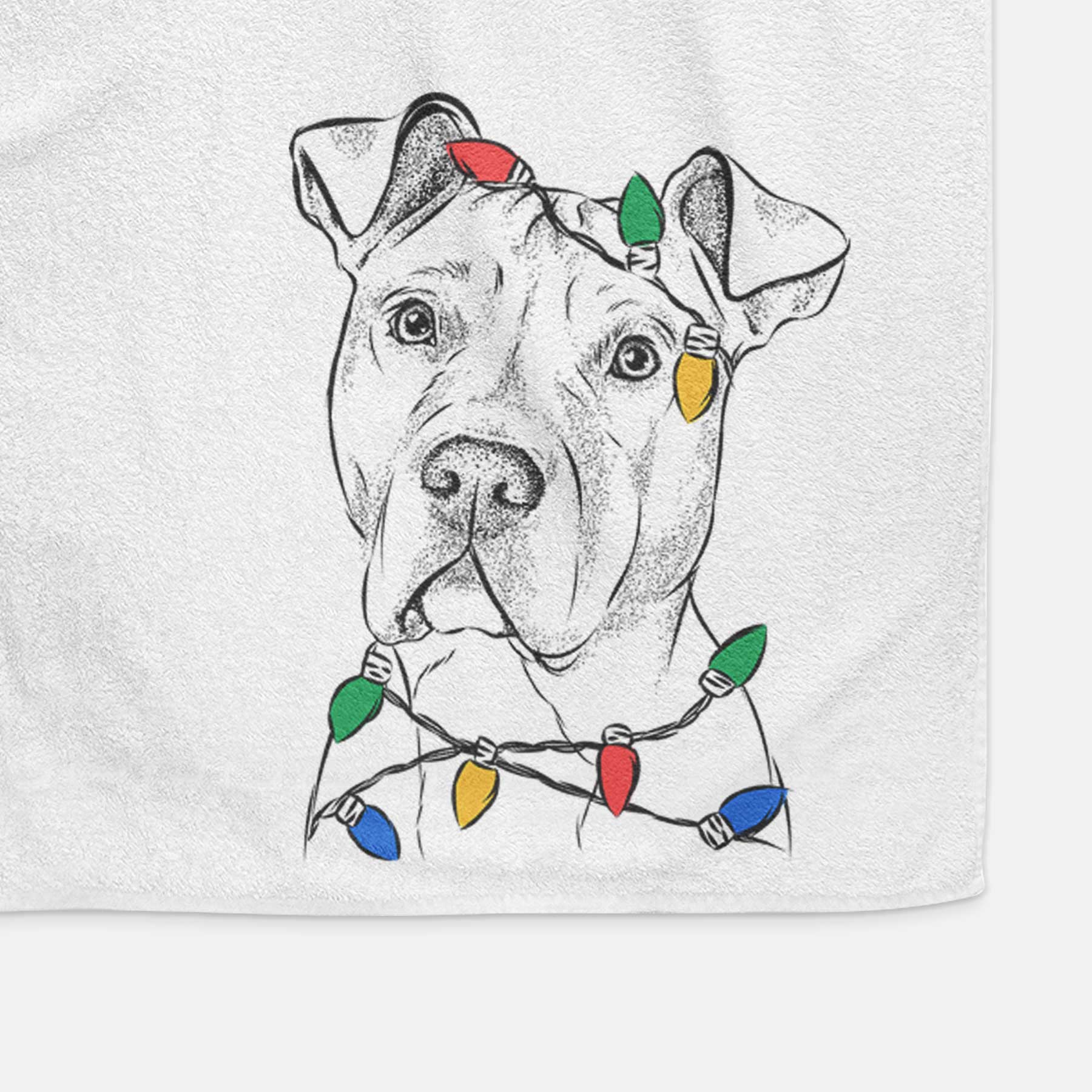 Scraps the American Staffordshire Mix Decorative Hand Towel