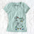 Christmas Lights Scraps the American Staffordshire Mix - Women's V-neck Shirt