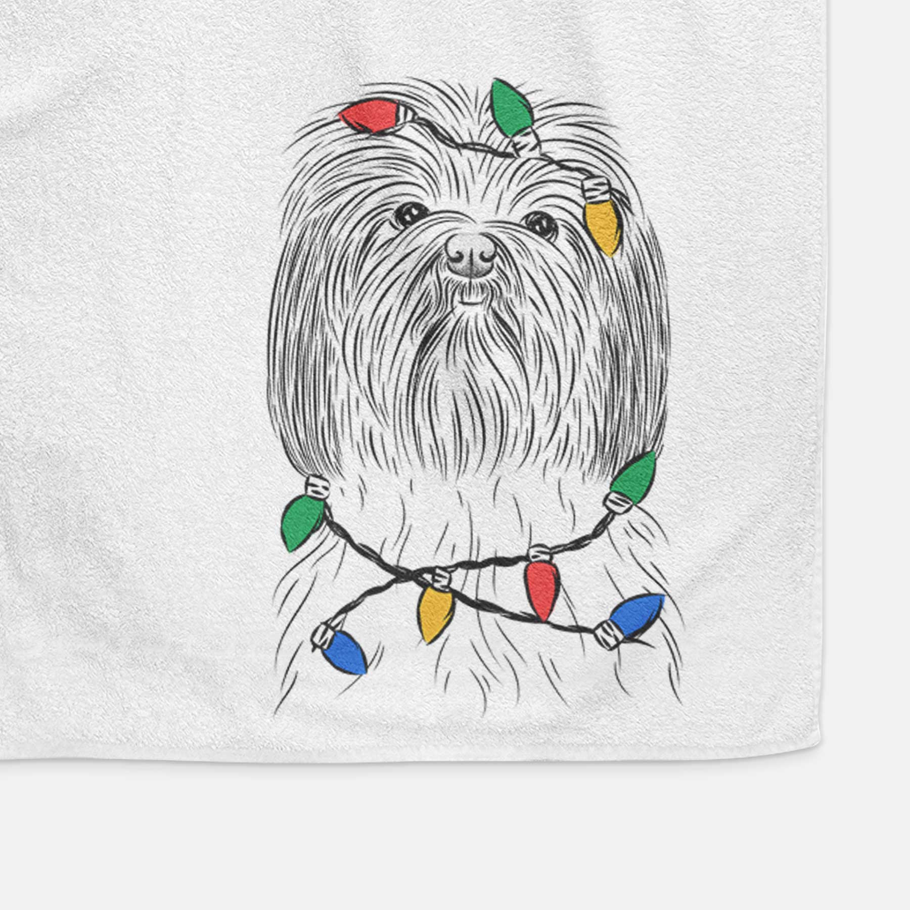 Scully the Shih Tzu Decorative Hand Towel