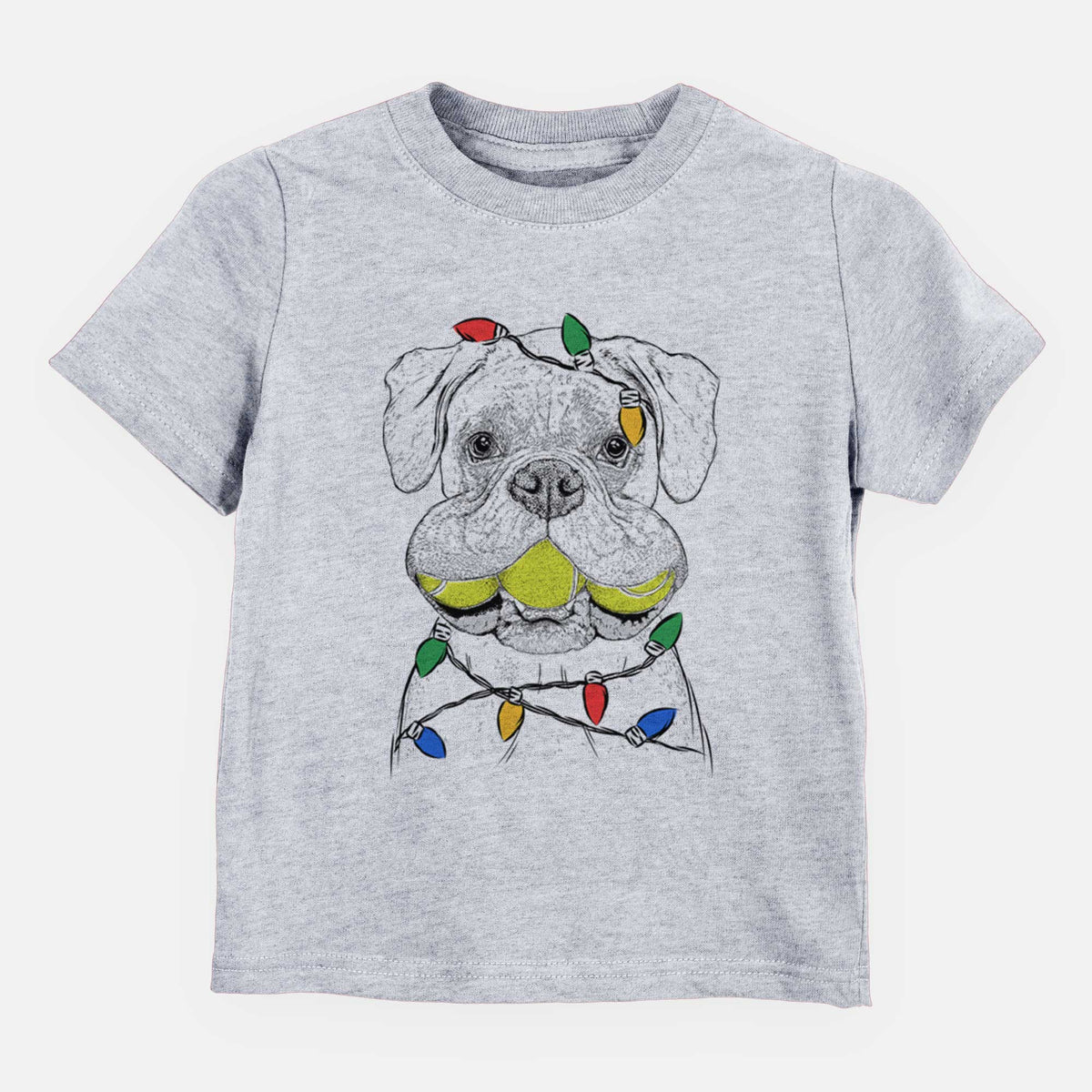 Christmas Lights Seamus the Boxer - Kids/Youth/Toddler Shirt