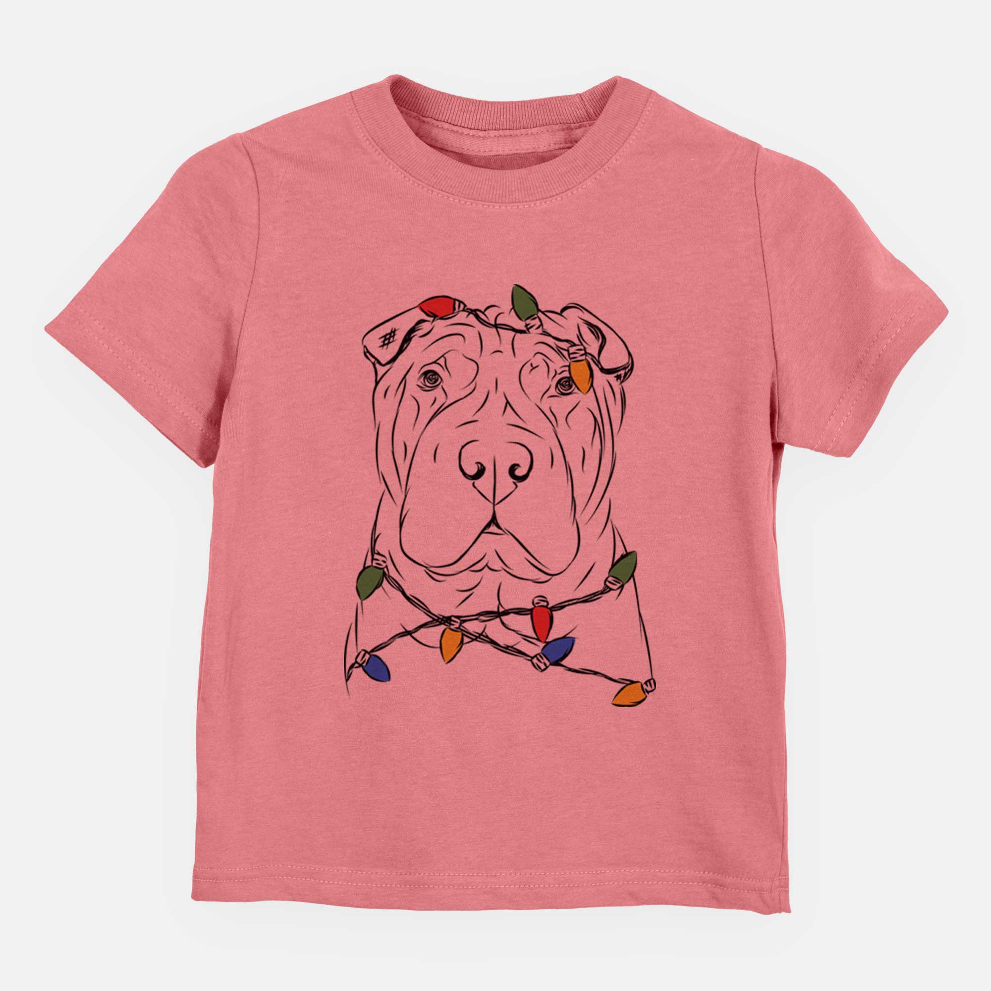 Christmas Lights Sharpy the Shar Pei - Kids/Youth/Toddler Shirt