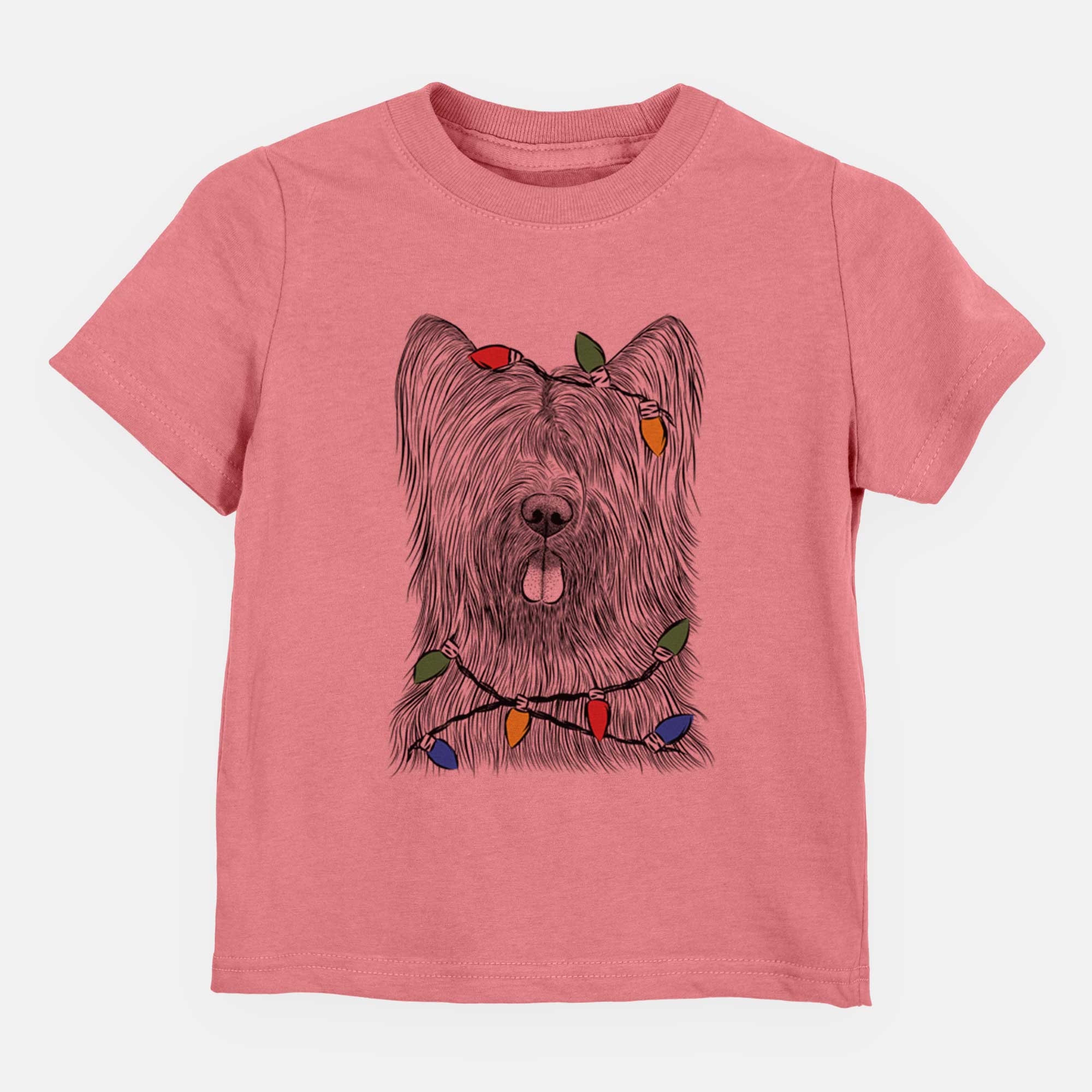 Christmas Lights Shay the Briard - Kids/Youth/Toddler Shirt