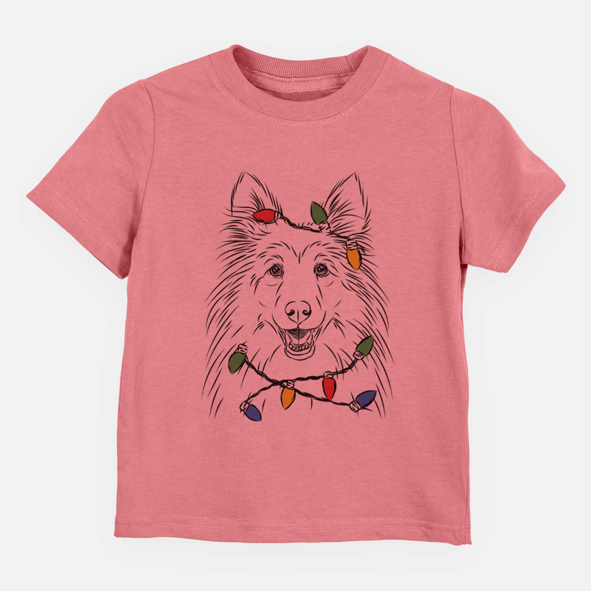 Christmas Lights Sheldon the Shetland Sheepdog - Kids/Youth/Toddler Shirt