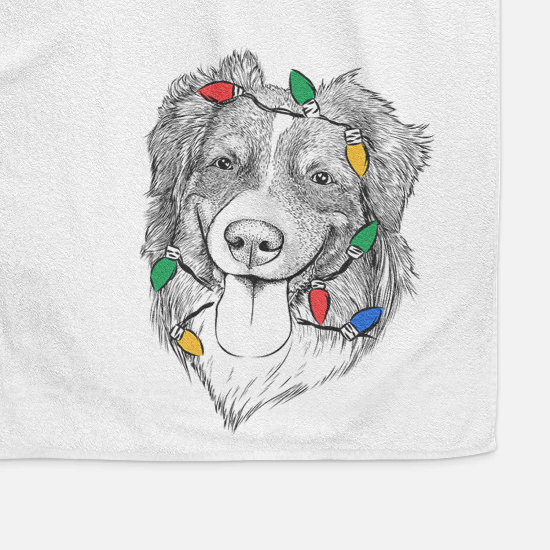 Siena the Australian Shepherd Decorative Hand Towel