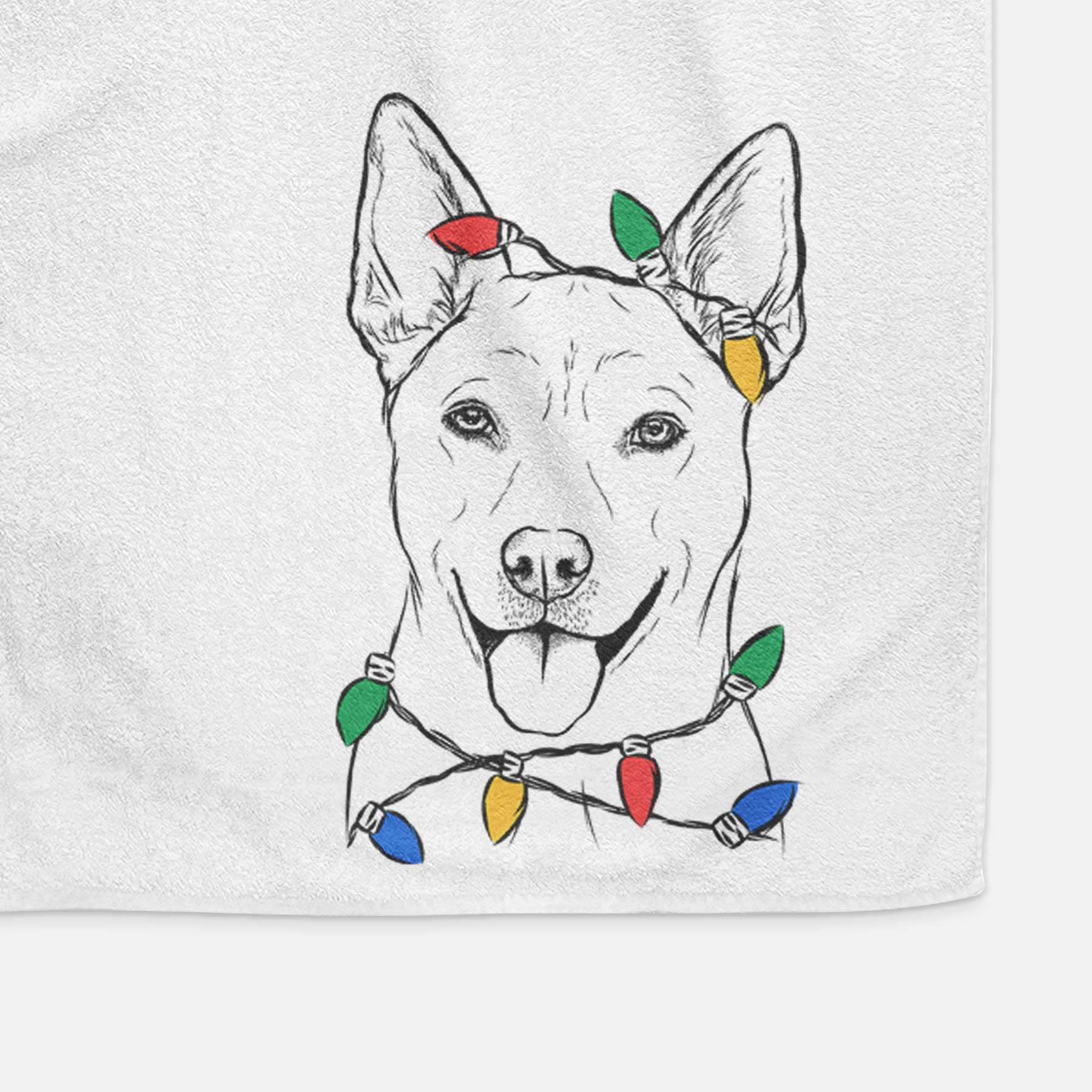 Silly Lilly the Mixed Breed Decorative Hand Towel