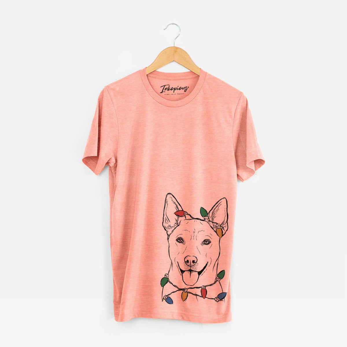 Christmas Lights Silly Lilly the Mixed Breed - Unisex Crewneck