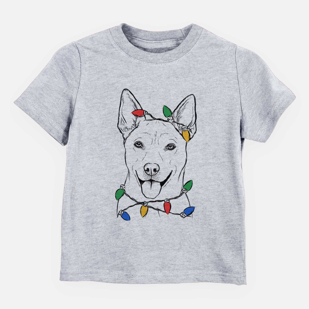 Christmas Lights Silly Lilly the Mixed Breed - Kids/Youth/Toddler Shirt