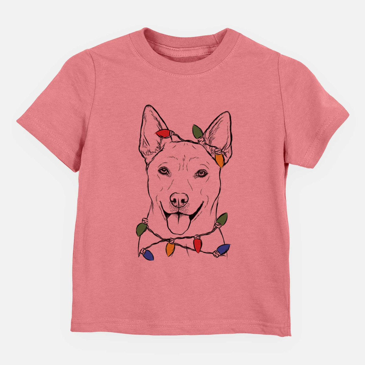 Christmas Lights Silly Lilly the Mixed Breed - Kids/Youth/Toddler Shirt