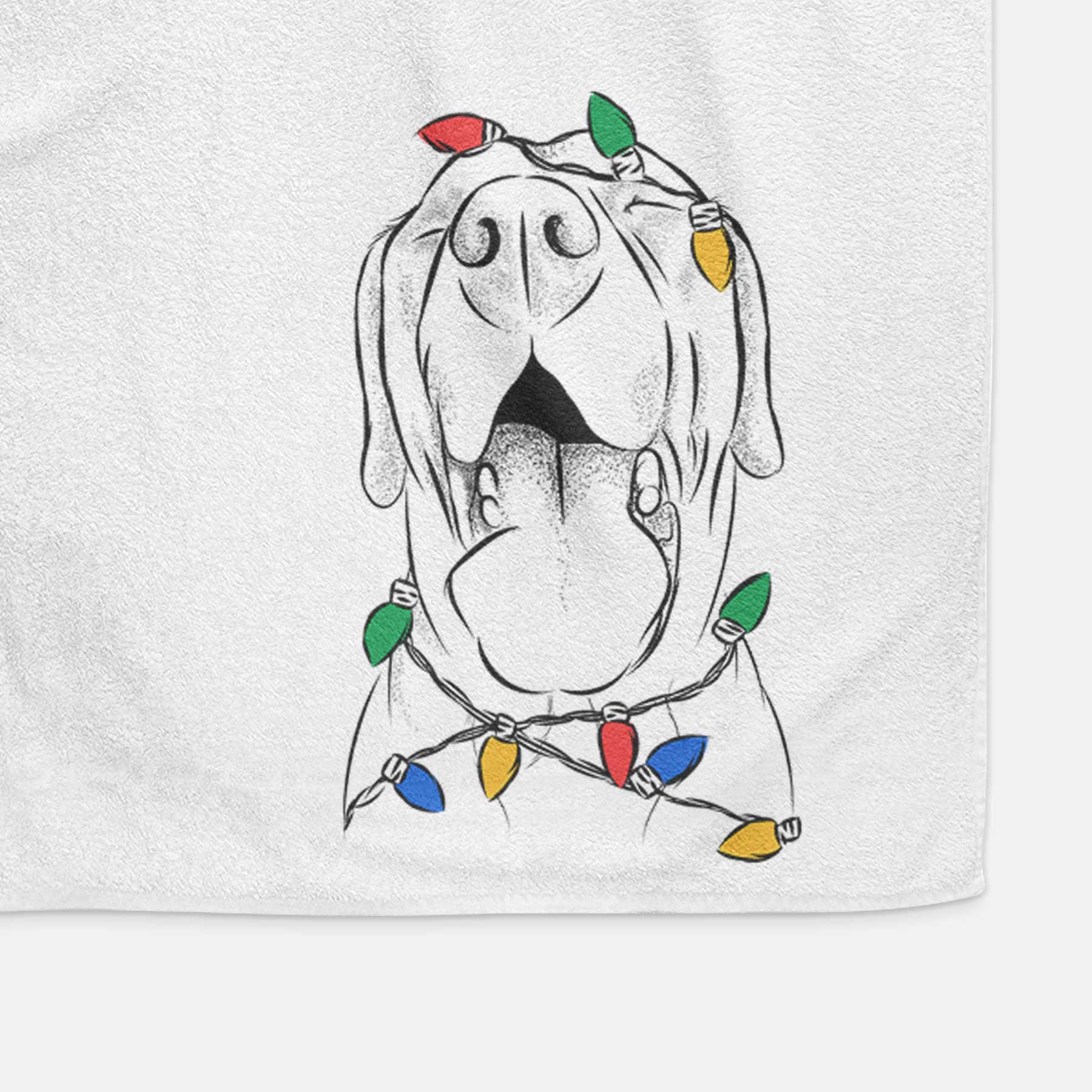 Silly Lilly the Labrador Retriever Decorative Hand Towel