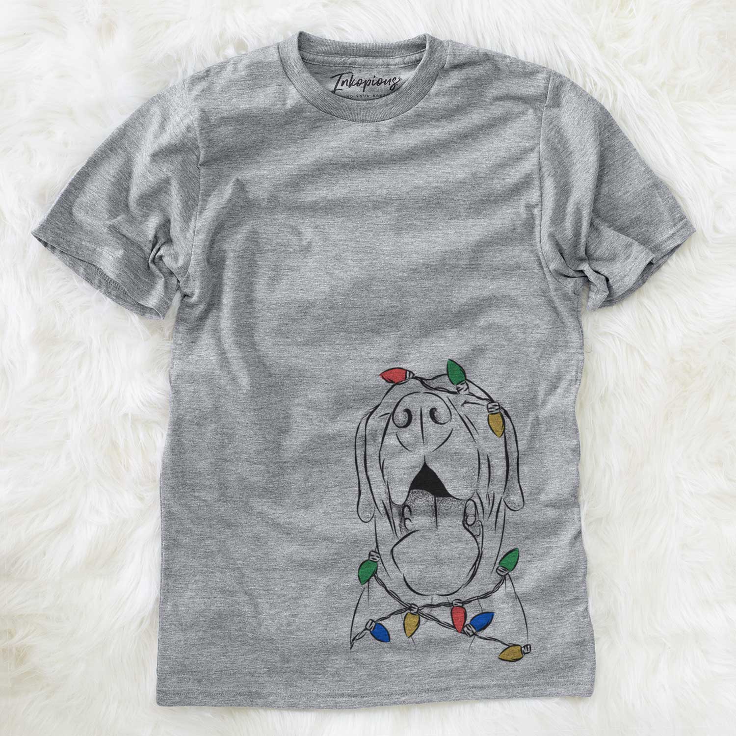 Christmas Lights Silly Lilly the Labrador Retriever - Unisex Crewneck