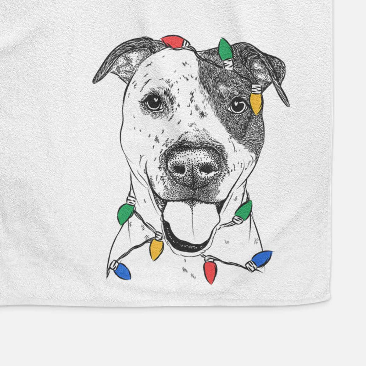 Simon the Mixed Breed Decorative Hand Towel
