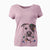 Christmas Lights Simon the Mixed Breed - Women's V-neck Shirt