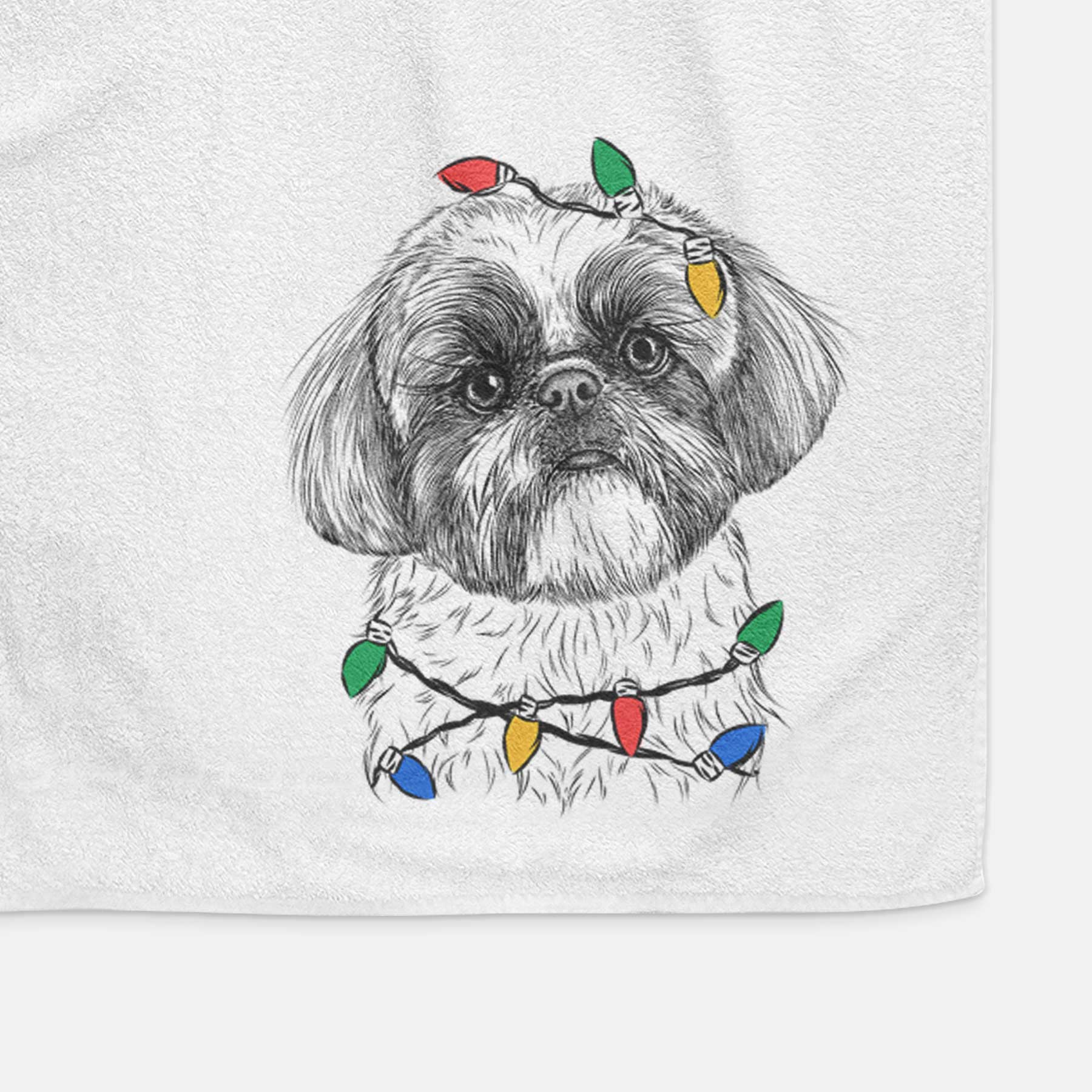 Simon the Shih Tzu Decorative Hand Towel