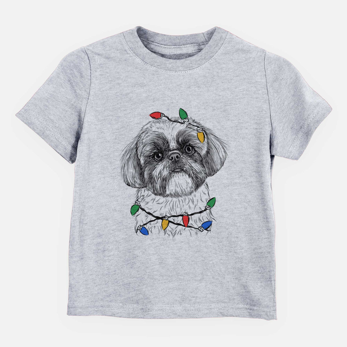 Christmas Lights Simon the Shih Tzu - Kids/Youth/Toddler Shirt