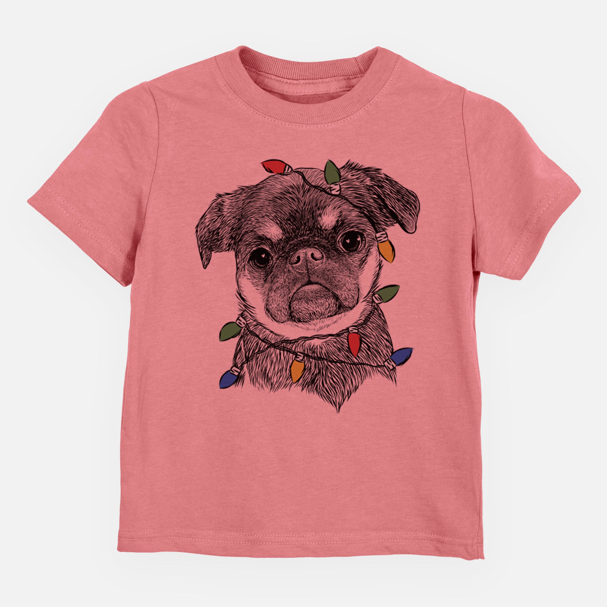 Christmas Lights Simone the Brussels Griffon - Kids/Youth/Toddler Shirt