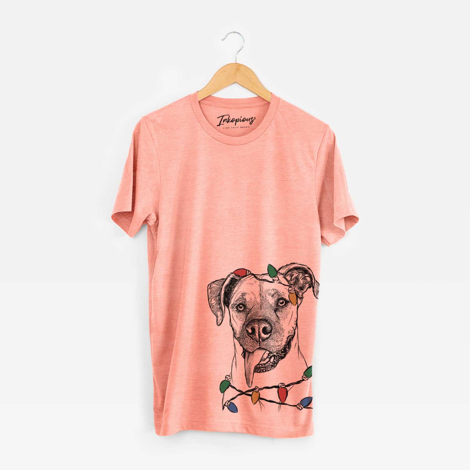 Christmas Lights Sir Jake the Boxer - Unisex Crewneck