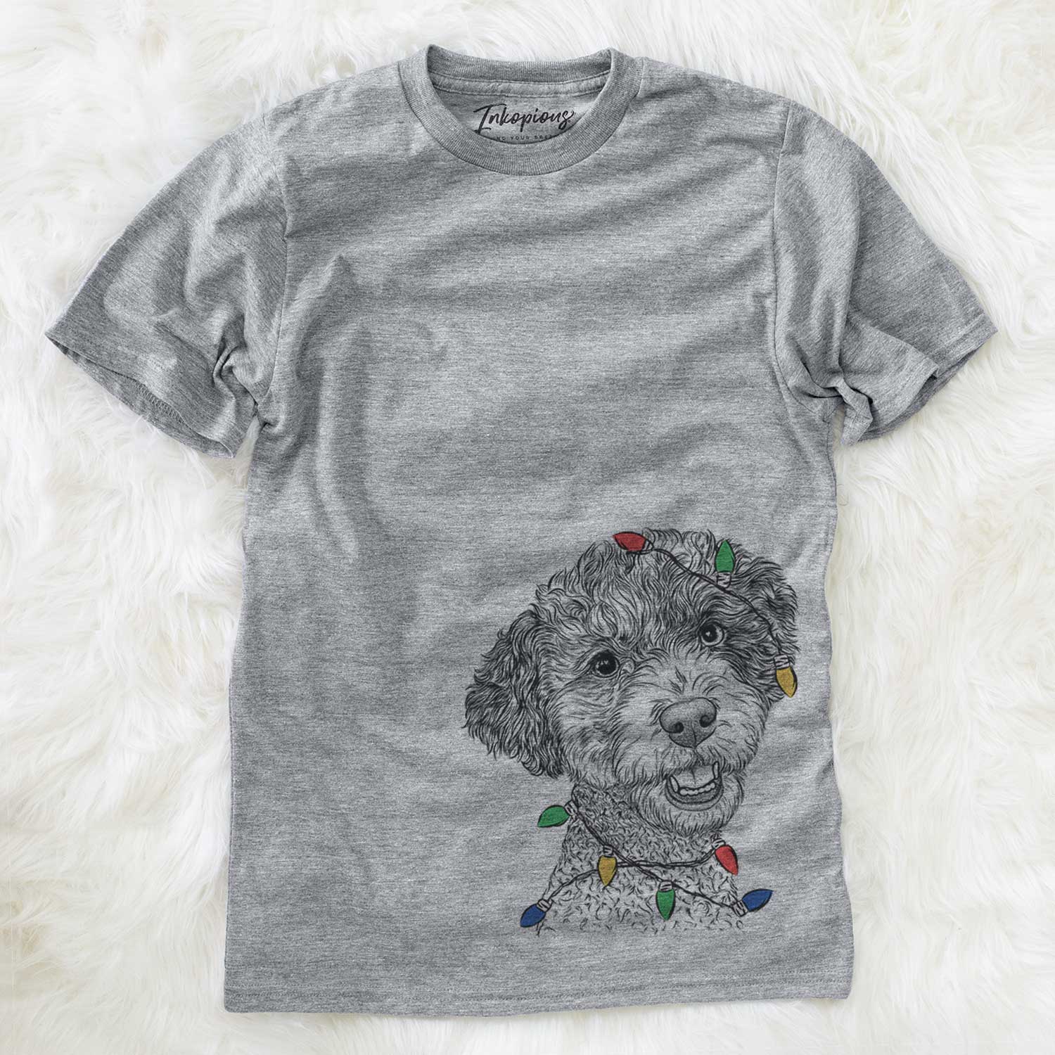 Christmas Lights Skipper the Twoodle - Unisex Crewneck