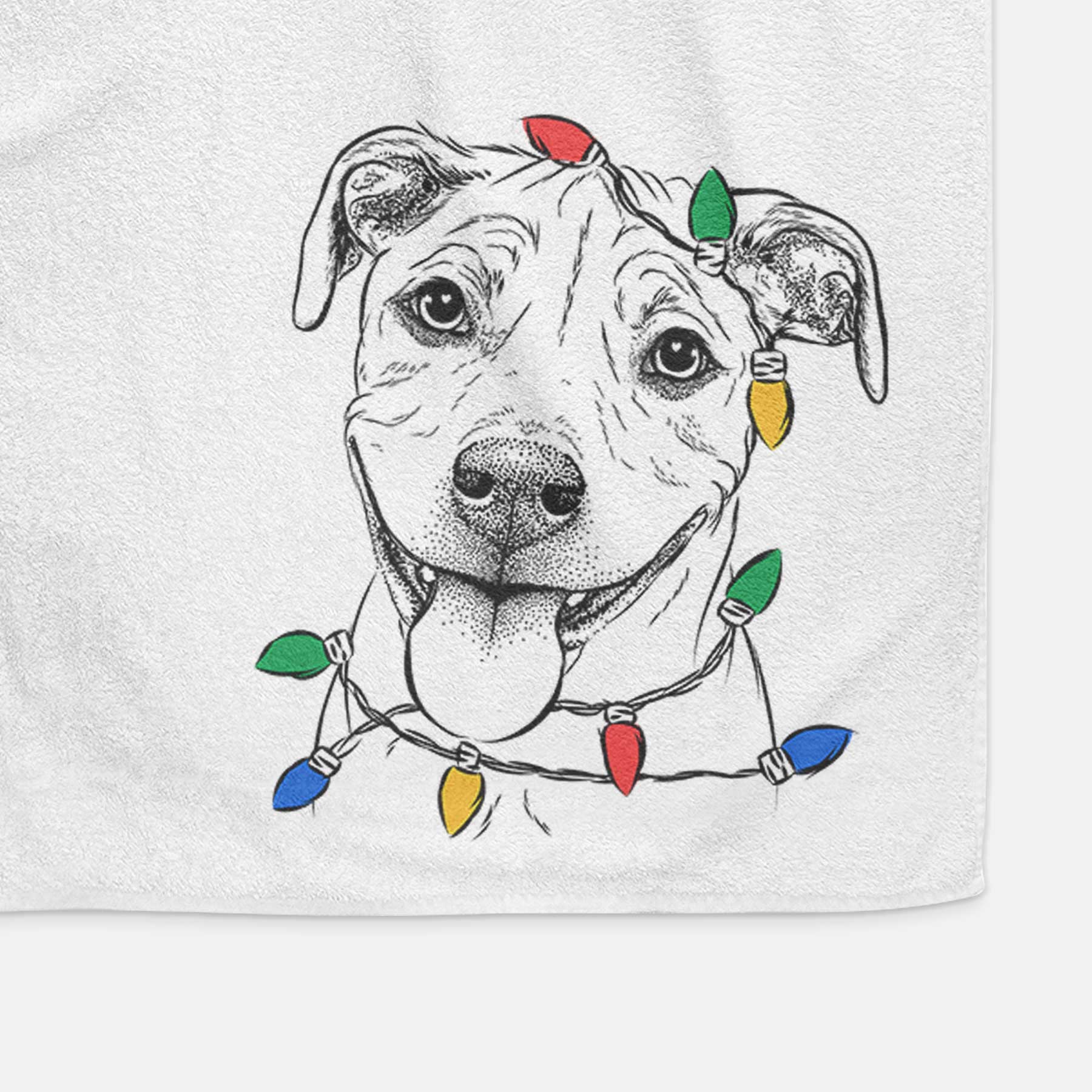 Skye the Pitweiler Decorative Hand Towel