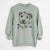 Christmas Lights Skye the Pitweiler - Unisex Pigment Dyed Crew Sweatshirt