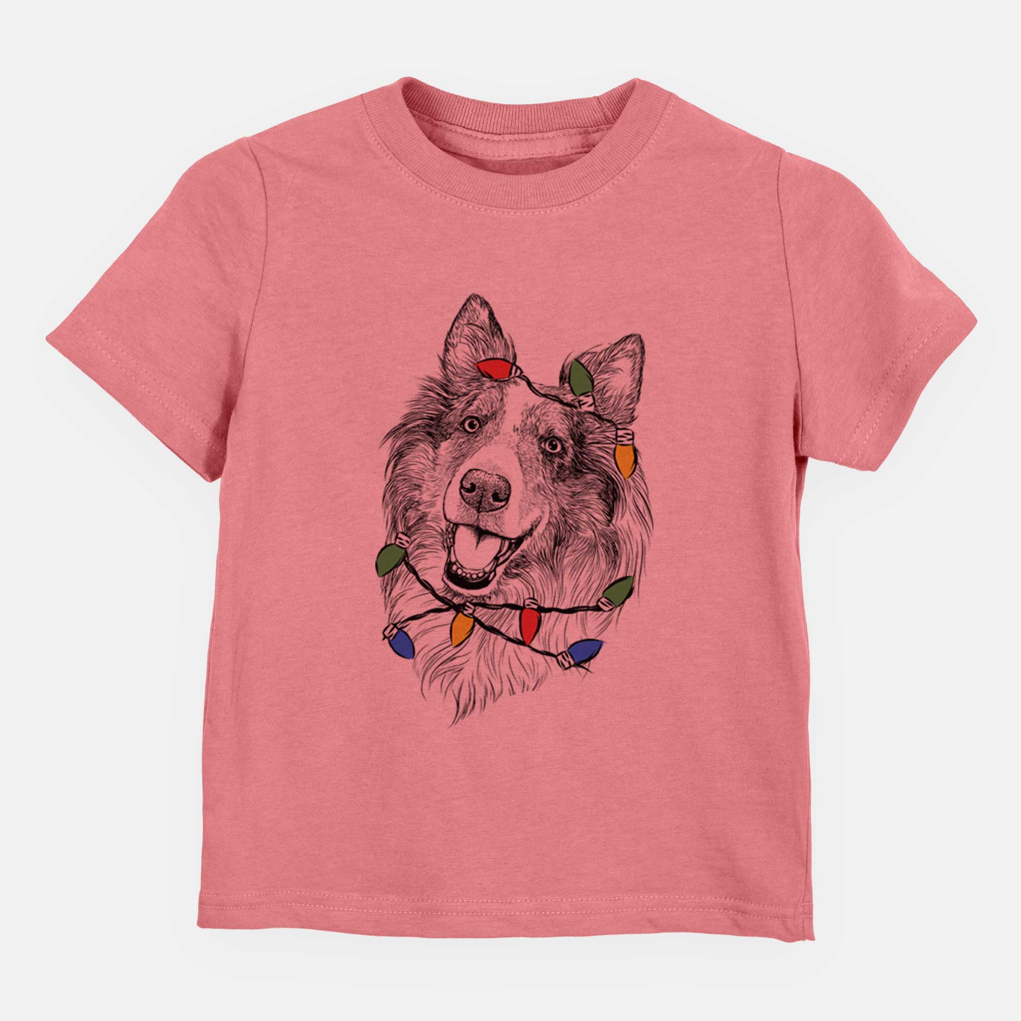 Christmas Lights Skylar the Shetland Sheepdog - Kids/Youth/Toddler Shirt