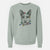 Christmas Lights Snap the Australian Cattle Dog - Unisex Pigment Dyed Crew Sweatshirt