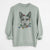 Christmas Lights Snap the Australian Cattle Dog - Unisex Pigment Dyed Crew Sweatshirt