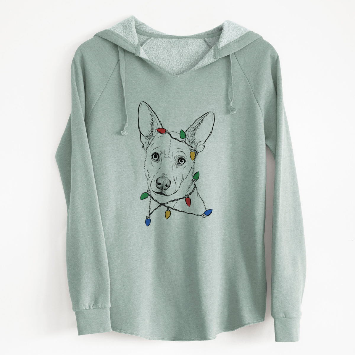 Christmas Lights Sooner the Huskimo - Cali Wave Hooded Sweatshirt