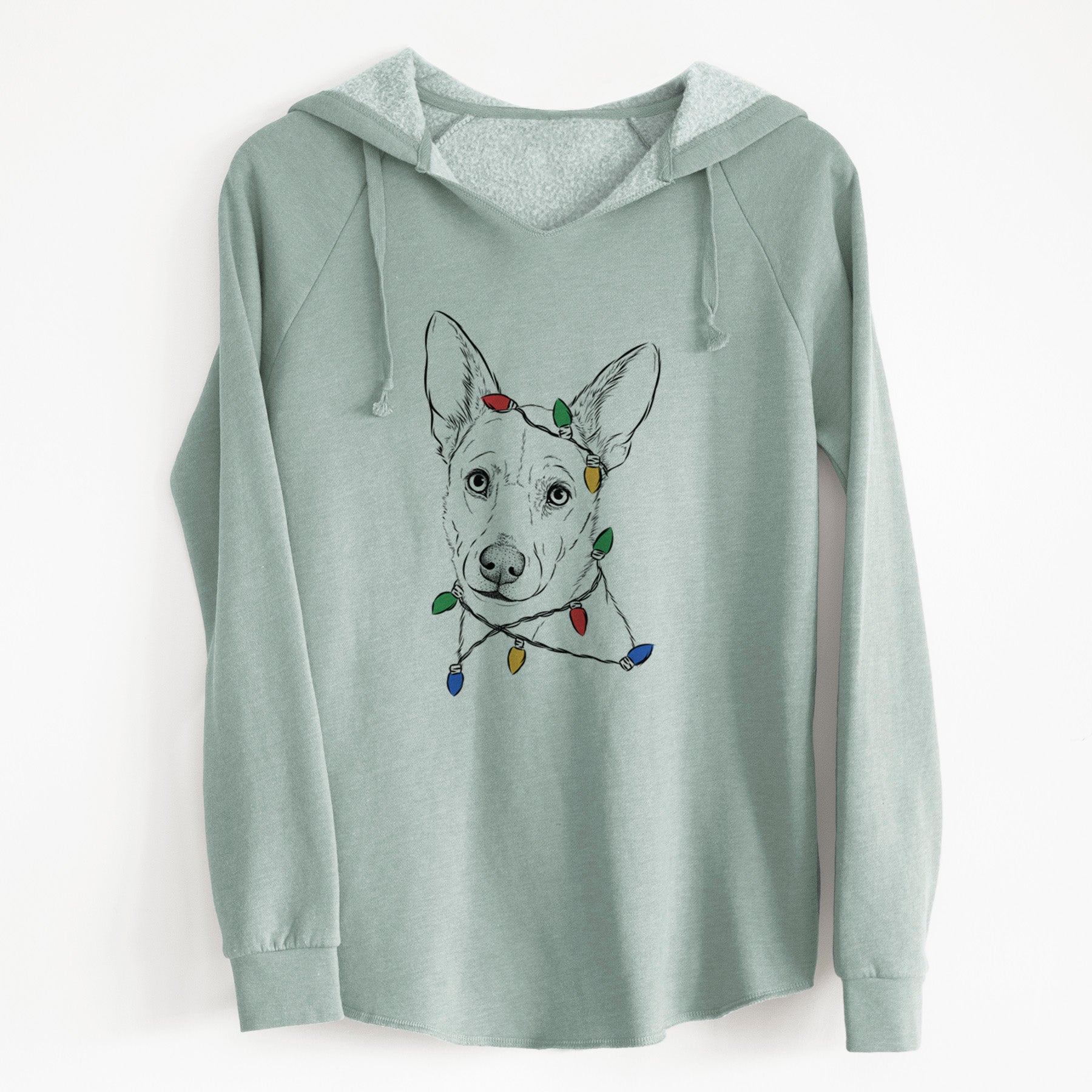 Christmas Lights Sooner the Huskimo - Cali Wave Hooded Sweatshirt