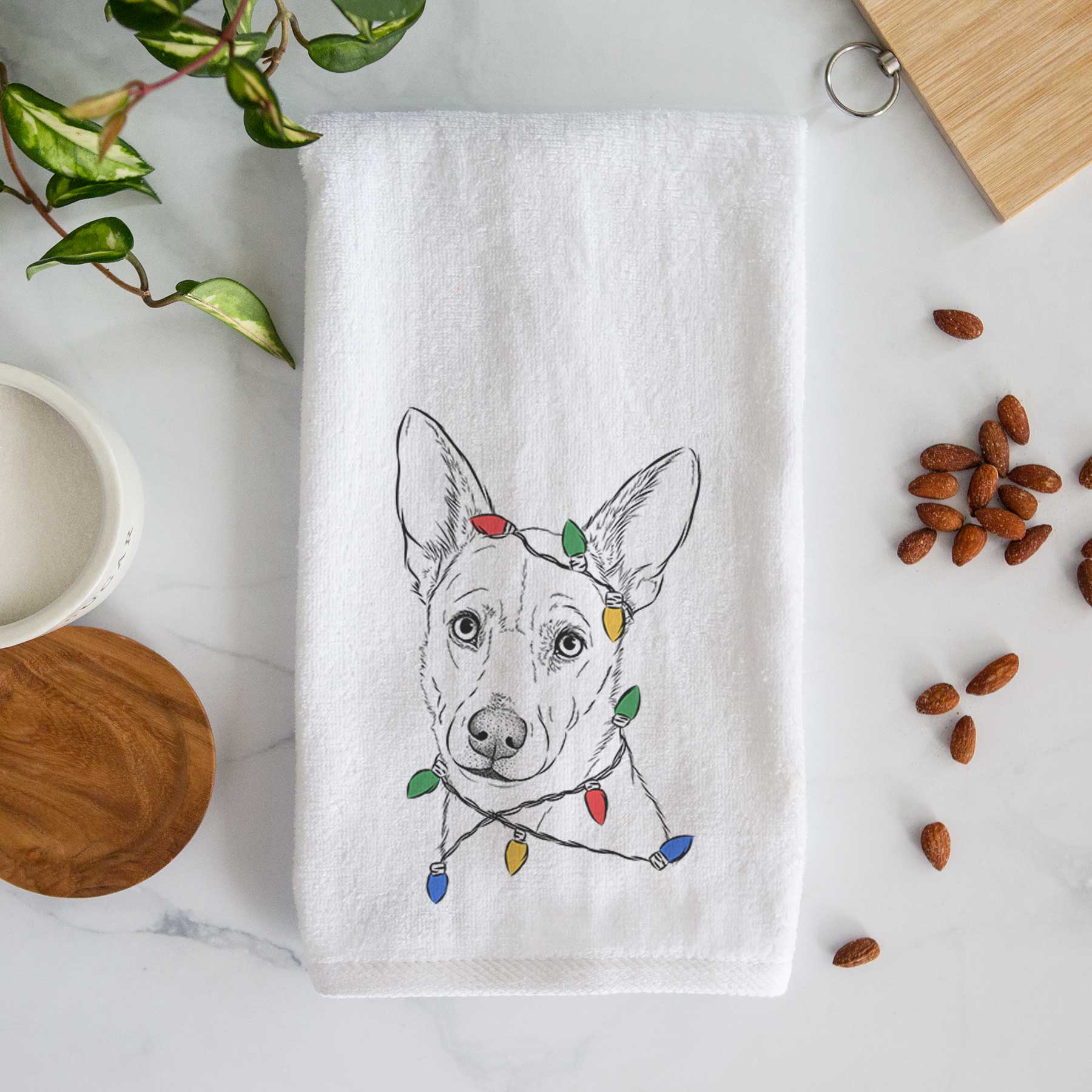 Sooner the Huskimo Decorative Hand Towel