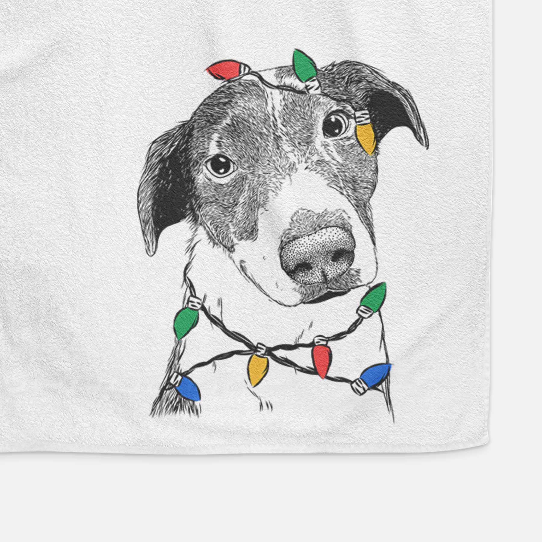 Sophia the Mixed Breed Decorative Hand Towel