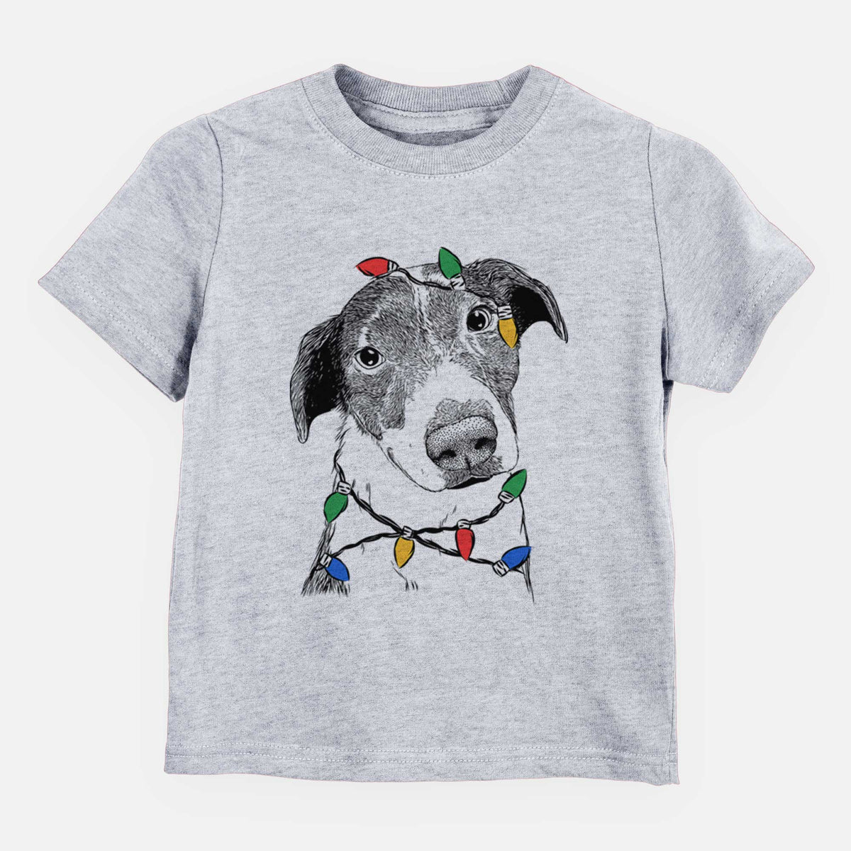 Christmas Lights Sophia the Mixed Breed - Kids/Youth/Toddler Shirt