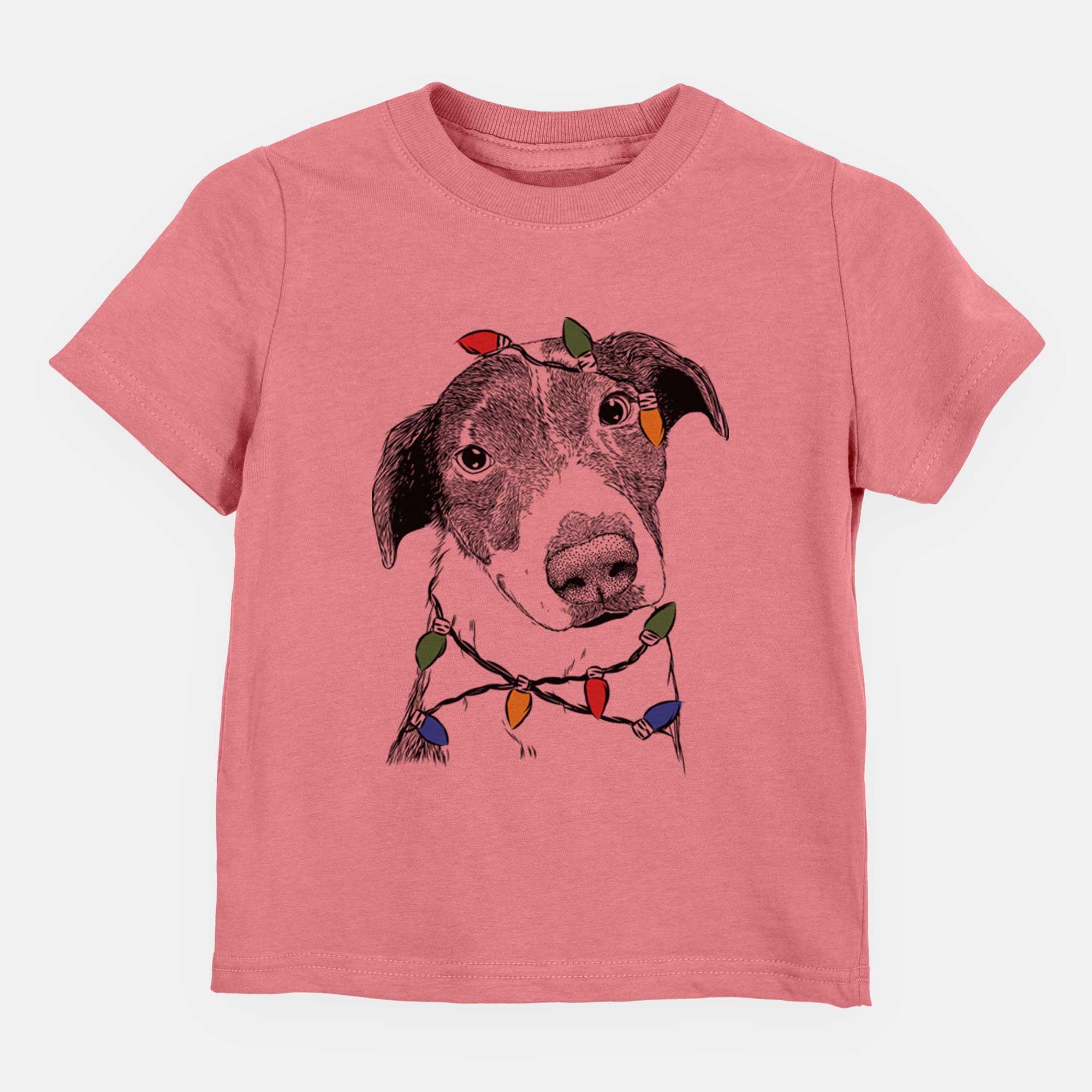 Christmas Lights Sophia the Mixed Breed - Kids/Youth/Toddler Shirt