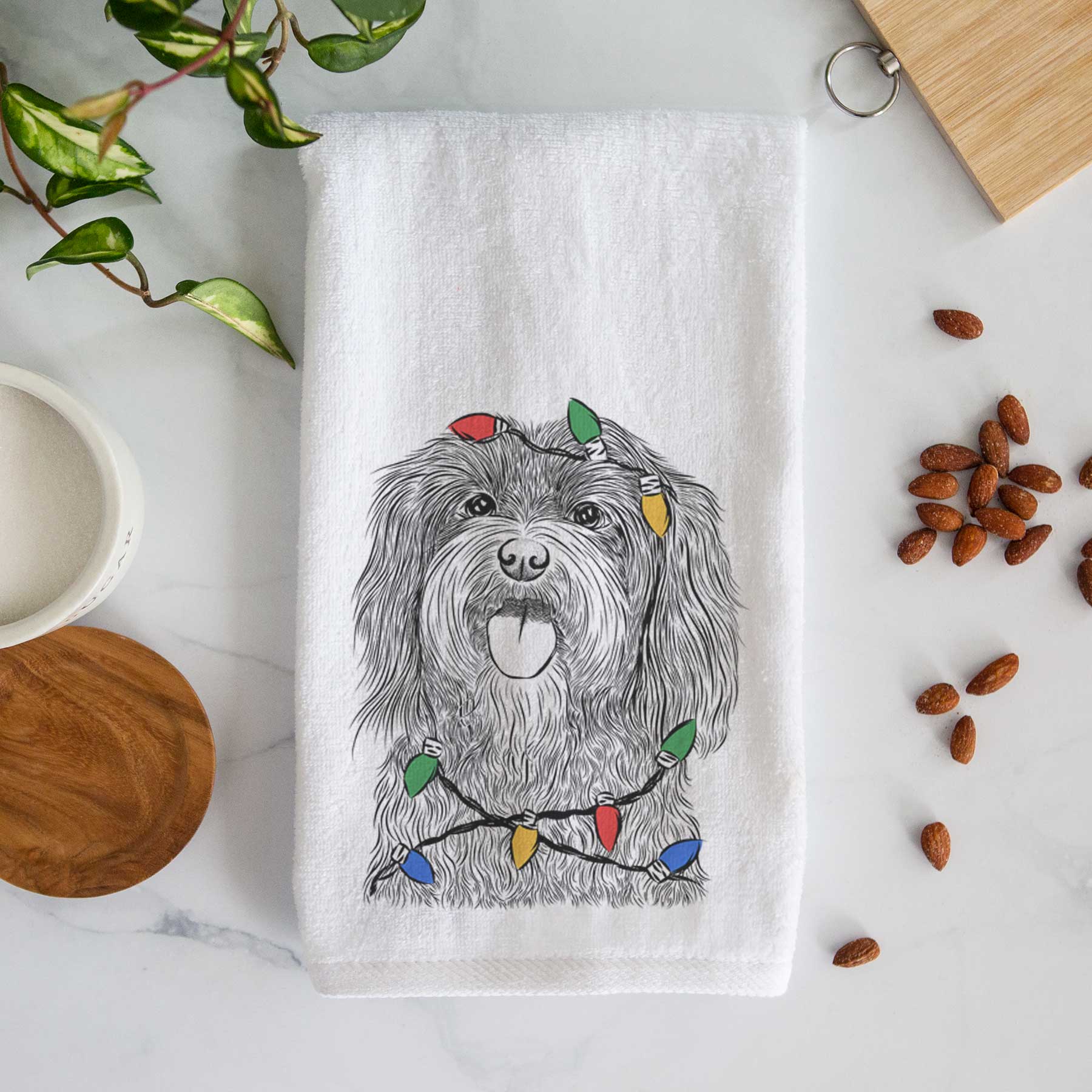 Sophie the Havanese Decorative Hand Towel