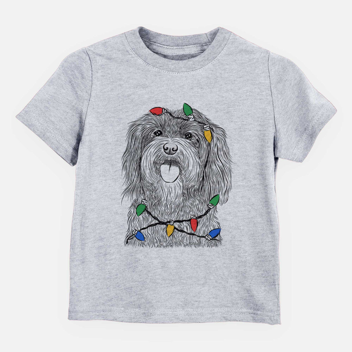 Christmas Lights Sophie the Havanese - Kids/Youth/Toddler Shirt