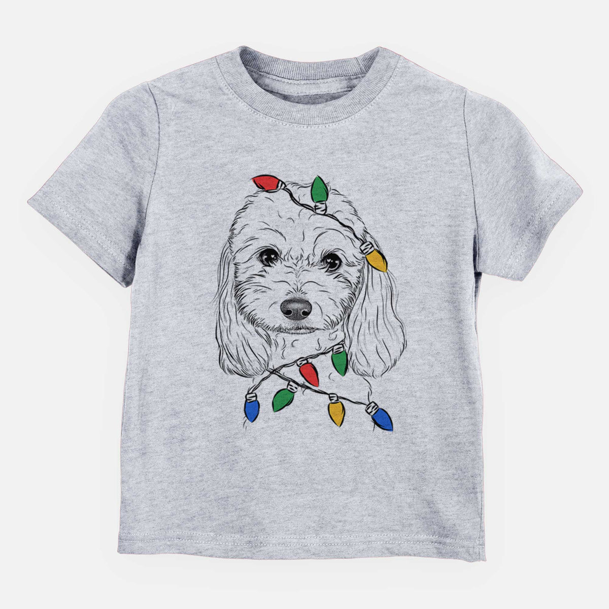Christmas Lights Sophie the Coton de Tulear - Kids/Youth/Toddler Shirt