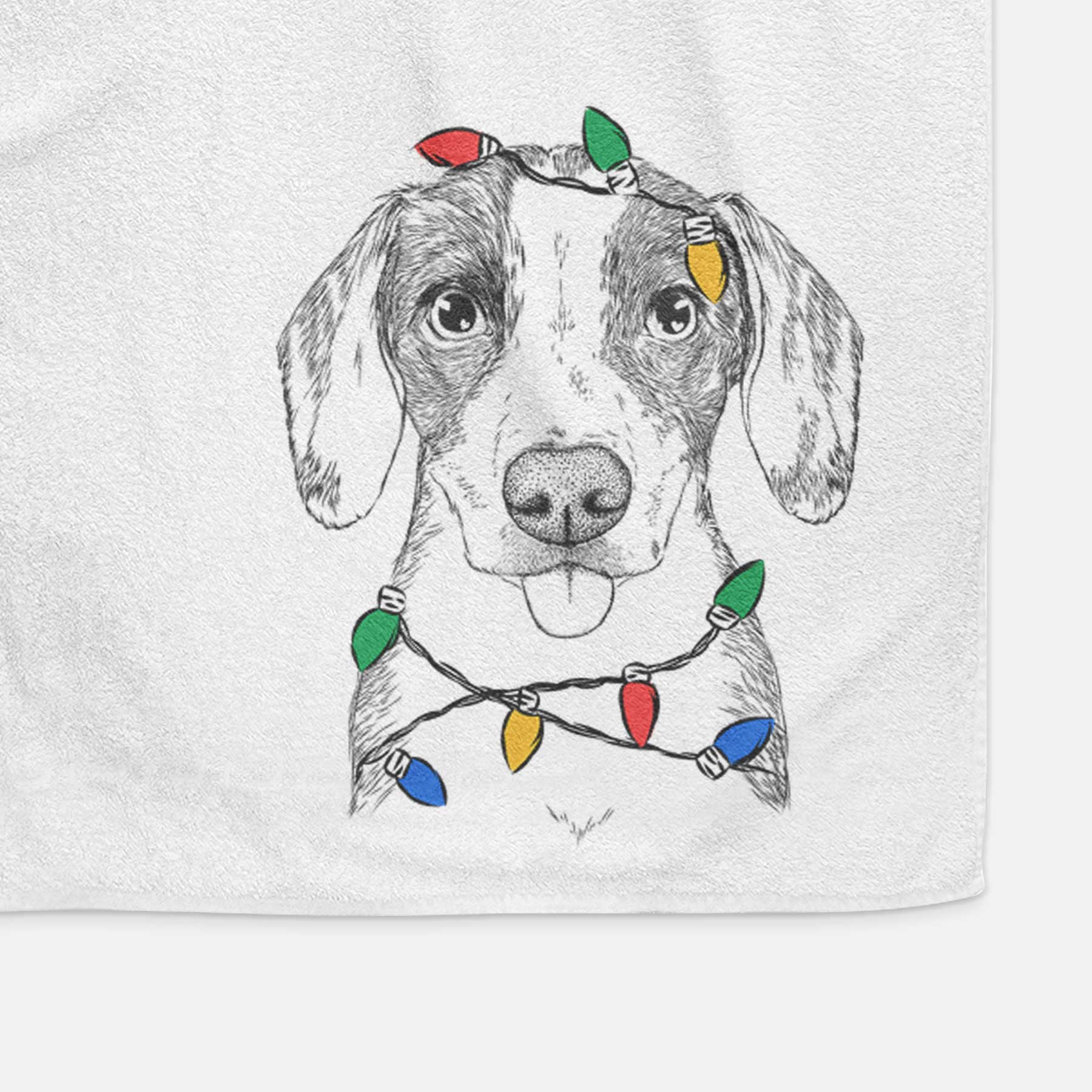 SophiePea the Mixed Breed Decorative Hand Towel