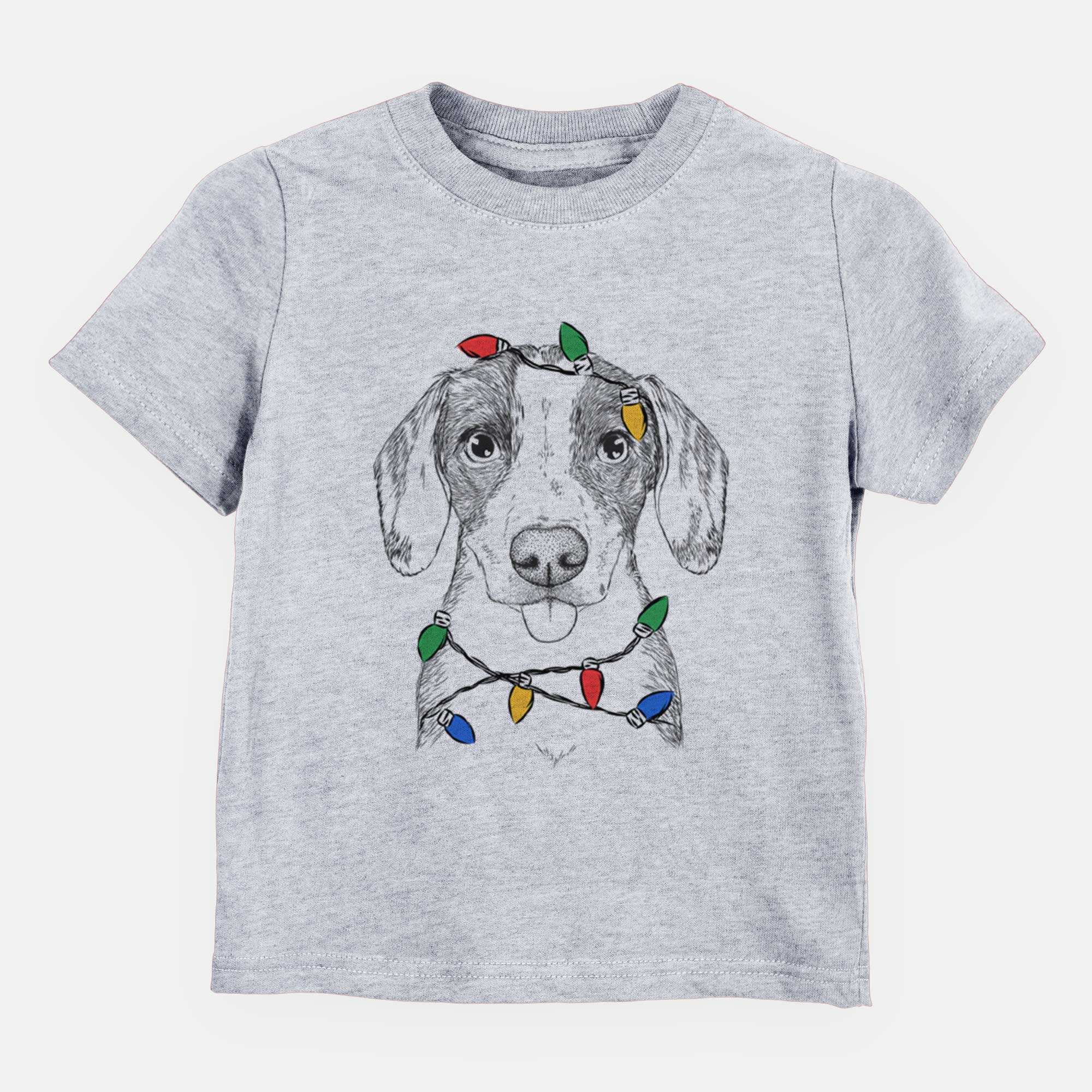 Christmas Lights SophiePea the Mixed Breed - Kids/Youth/Toddler Shirt