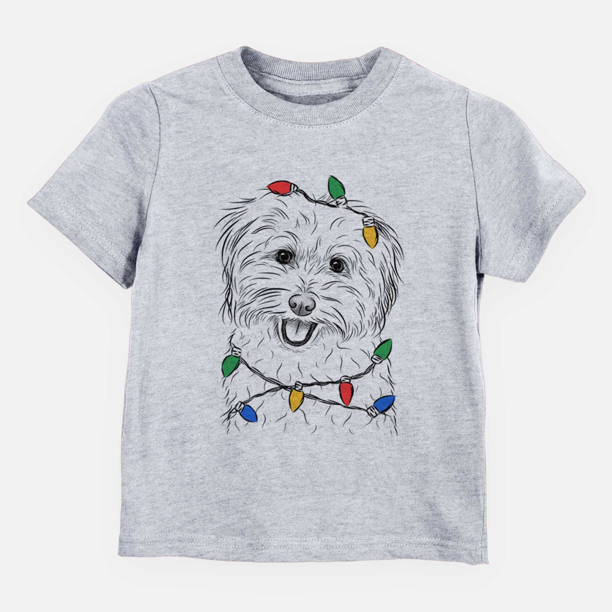 Christmas Lights Sophie Quinn the Havanese - Kids/Youth/Toddler Shirt