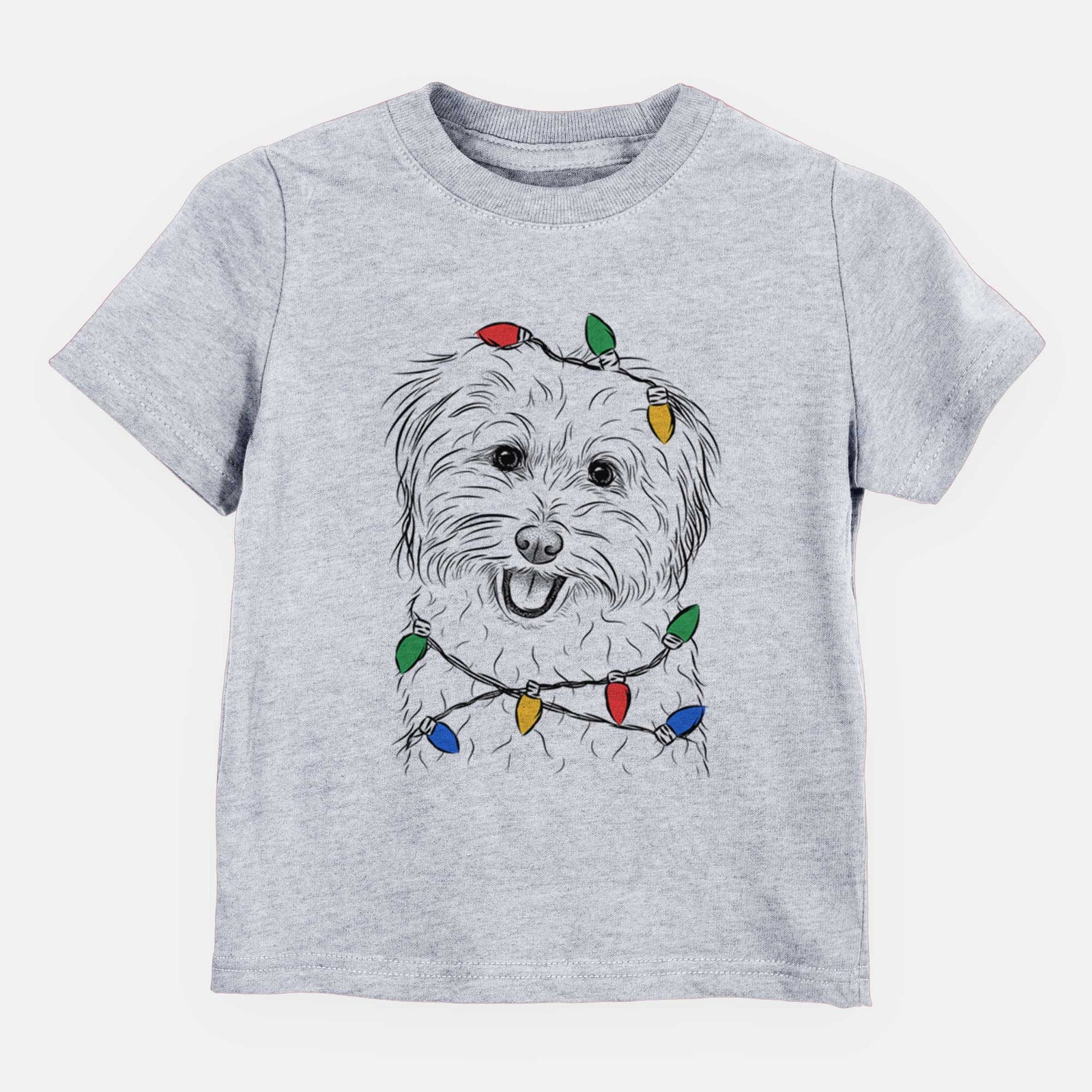 Christmas Lights Sophie Quinn the Havanese - Kids/Youth/Toddler Shirt