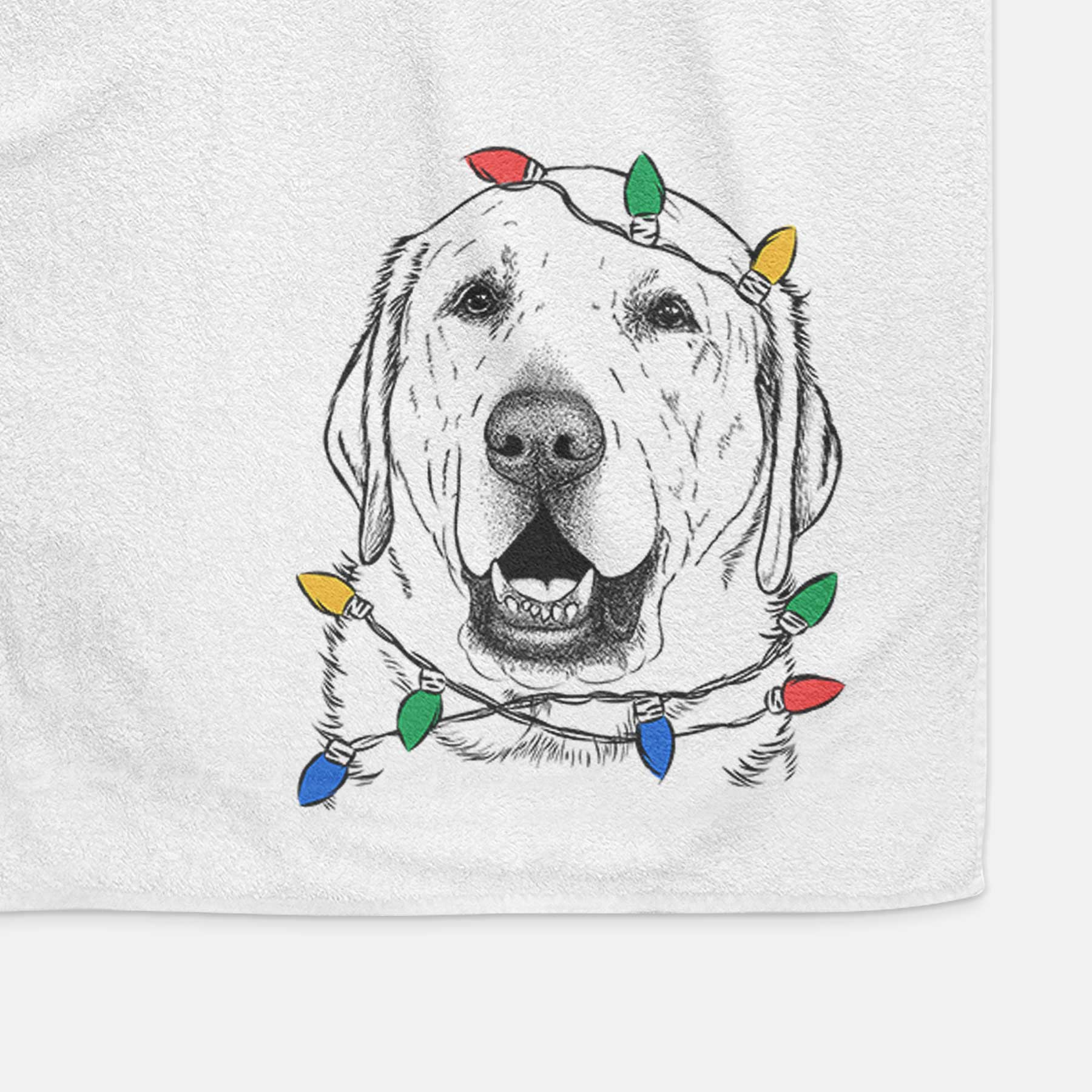 Sparks the Labrador Retriever Decorative Hand Towel