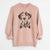 Christmas Lights Spot the Dalmatian - Unisex Pigment Dyed Crew Sweatshirt